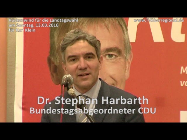 Dr. Stephan Harbarth Bundestagsabgeordneter CDU In Dielheim ...