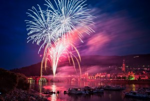 Feuerwerk und große Show - Heidelberger Schlossbeleuchtung