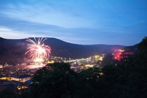 Feuerwerk und große Show - Heidelberger Schlossbeleuchtung