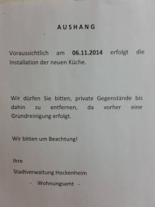 Hockenheim - Bewohner in Notunterkunft bekommen billigen Schrott anstatt eine Küche im Wert von 1500 Euro - nämlich das was ein Sponsor bezahlte - arme Menschen werden noch extra verascht - weil sie wehrlos sind.