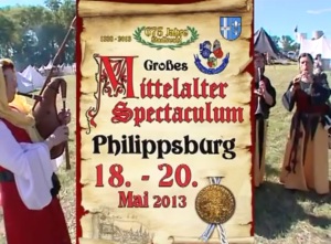 Mittelaltermarkt Philippsburg Ankündigung für nächste 2 Tage 