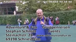 Adventure und Fun - Gruppenreisen und Events - Veranstaltungen auf dem Gelände des Eventrestaurants Gaststätte Fodys Fährhaus Ladenburg
