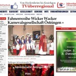 Fahnenweihe Wicker Wacker Karnevalsgesellschaft Östringen