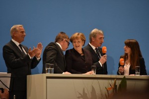 Walldorf - Bundeskanzlerin Dr. Angela Merkel zu Besuch