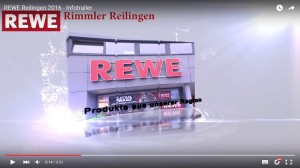 Videoeffekte - Jingles - Trailer - Werbeclips bei TVüberregional - z.B. Rewe Rimmler