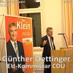 Günther Oettinger CDU – EU Kommissar in Dielheim