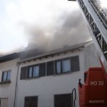 Feuerwehr Altußheim – Wohnhaus brennt in Altlußheim