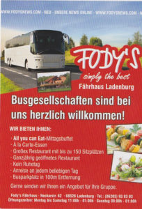 Fodys Fährhaus Busgruppen Menschengruppen willkommen