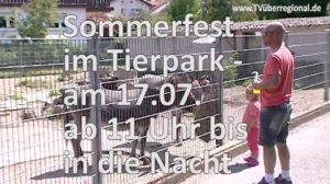 SOMMERFEST in RAUENBERG im TIERPARK - 17.07.2016 - Interview um 11 Uhr - Fest geht bis in die Nacht.