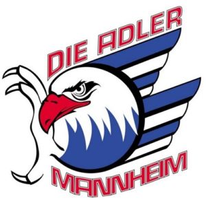 Adler Mannheim Eishockey-Mannschaft zu Gast bei der Jugend in der VR Bank Mannheim