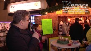 erik schleisch - te ge du - tegedu - Wiesloch - Weihnachtsmarkt am 02.12.2016 - TVüberregional filmt kurz drüber tvüberregional wiesloch lokalfernsehen - 