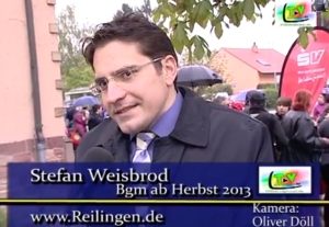 Stefan Weisbrod, Bürgermeister Gemeindeverwaltung Reilingen, Hockenheimer Str. 1-3, 68799 Reilingen, Tel. 06205/952-206, Fax. 06205/952-210,