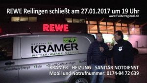 Reilinger 2. Nachtumzug Filmproduktion wird unterstützt durch HEIZUNG SANITÄR KRÄMER REILINGEN