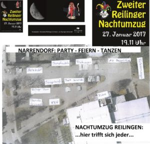 Gemeinde Reilingen Presseinformation Nr. 2/2017, Reilinger NACHTUMZUG - ich bin dabei