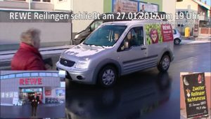 REWE Reilingen wegen Reilinger Nachtumzug am Freitag 27.01.2017 ab 19 Uhr geschlossen