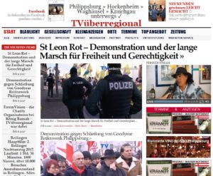 St Leon Rot – Demonstration und der lange Marsch für Freiheit und Gerechtigkeit