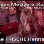 REILINGEN: TVüberregional begleitet den Metzgermeister 4 Minuten in der Produktionsabteilung bei Metzgerei Kuderer