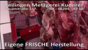 REILINGEN: TVüberregional begleitet den Metzgermeister in der Produktionsabteilung bei Metzgerei Kuderer