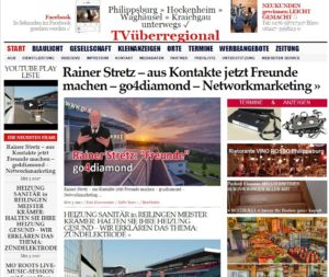 Rainer Stretz - aus Kontakte jetzt Freunde machen - go4diamond - Networkmarketing