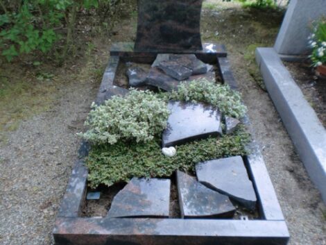 Neckargemünd: Diebstahl von Bronze-Engel auf dem Friedhof gestohlen – Zeugen gesucht!