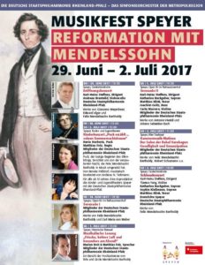 MUSIKFEST SPEYER - Reformation mit Mendelssohn - Deutsche Staatsphilharmonie Rheinland-Pfalz