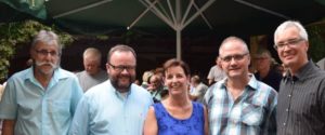 Vertreter aus der Politik beim Gründungsfest. Unser Bürgermeister Stefan Martus, SPD-Bundestagskandidatin Nezaket Yildirim, FDP-Bundestagskandidat Christian Jung, FDP-Bundestagskandidat Hendrik Tschaschel und unser Ortsvorsteher a.D. Alfred Göckel. Herzlichen Dank für Euren Besuch! Gründungsfest Bürgerhaus zum Löwen in Rheinsheim