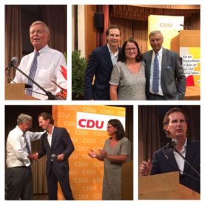 CDU: Mehr Mut zu Patriotismus, Wolfgang Bosbach sprach in Waghäusel / Kritik an Grünen-Politikerin Göring-Eckardt