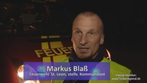 GASALARM St. Leon, Feuerwehr St. Leon im Einsatz