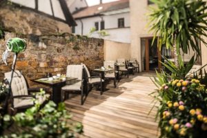 Hotel Arador in der Marktstraße 38 in St. Leon - Rot, Genussmomente in stilvollem Ambiente garantiert, TERRASSE