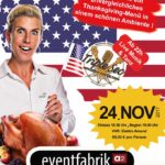 Original American Thanksgiving mit „Die Kelly“, 24. 11.2017 in EVENTFABRIK-A2 in Weinheim