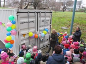 HOCKENHEIM: Neue Garage im Park-Kindergarten eingeweiht