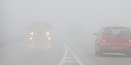 Autobahn Nebel unter 150 Meter TVüberregional Wetterwarnung