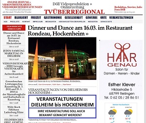 Dinner und Dance am 16.03. im Restaurant Rondeau, Hockenheim, TVüberregional, Hockenheim Lokal, 300 pixel