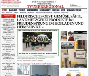 Freudensprung Hofkiste Heimservice Dielheim TVüberregional Lokalzeitung Videoproduktion