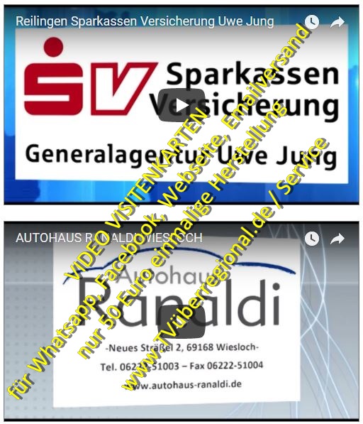 Videovisitenkarte, Webvideovisitenkarte, Videowebvisitenkarte,bewegte Visitenkarte, Visitenkarte als Video, TVüberregional, Döll, Videoproduktion, Beispiel