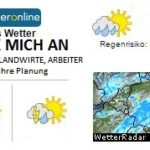 Wettervorhersage im Raum Hockenheim bis Eschelbach im Kraichgau
