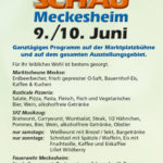 Gewerbeschau Meckesheim, SFZ Marktplatzfest, 09.06.2018 um 11:00 Uhr bis 10.06.2018