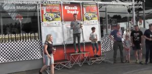 Hockenheim, Klassik Motorsport, Siegerehrung, Klassik Trophy, Mai Pokal Revival, Nicolai Kraft Rennfahrer, Klassik Trophy, Hockenheim Videoproduktion