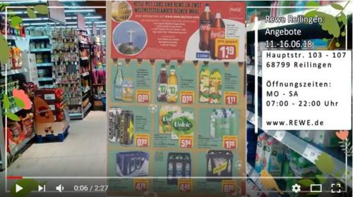 Rewe Reilingen, Rewe Angebote ab 11.-16.06.18 Rewe Reilingen, Rewe Angebote ab 11.-16.06.18 , https://www.facebook.com/rewereilingen/ , Rewe Reilingen, Hauptstraße 103 – 107, 68799 Reilingen. Öffnungszeiten Rewe Reilingen, 07:00 Uhr bis 22 Uhr, Montag bis Samstag, Rewe Reilingen im Facebook: https://www.facebook.com/rewereilingen/