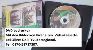Videoüberspielung mit Fotodruck auf der DVD
