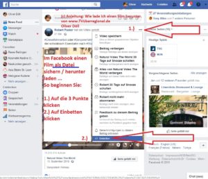 Anleitung - Wie lade ich einen Video im Facebook und anderen Sozialmedienportale herunter