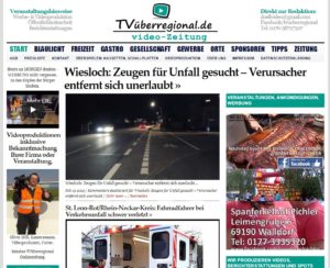 Wiesloch, Baiertal, Zeugen für Unfall gesucht – Verursacher entfernt sich unerlaubt, Onlinezeitung TVüberregional