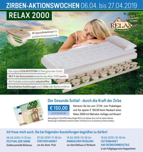Relax 2000, Rimbacher Frühling am 14.04.2019 vor dem Rathaus