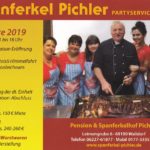 Spanferkel Pichler Partyservice, <br>Termine für Hoffest-Saison 2019