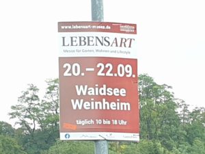 LebensArt Weinheim – mit Relax2000 Wohn- und Schlafberatung, Plakat