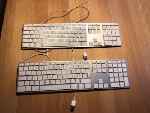 Zu verschenken, 2 Apple Tastaturen mit USB Anschluß in Baiertal - Schatthausen