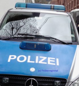 Polizei Sondereinsatz in Heidelberger Altstadt - Aktion Gelbe Hand