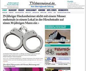 25-Jähriger Hockenheimer sticht mit einem Messer mehrmals in einem Lokal in der Hirschstraße auf einen 30-jährigen Mann ein