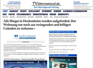 Ausgangssperre Hockenheim