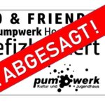 Wegen Corona Virus: Hugo & Friends, Benefizkonzert für Ciara im Pumpwerk Hockenheim abgesagt